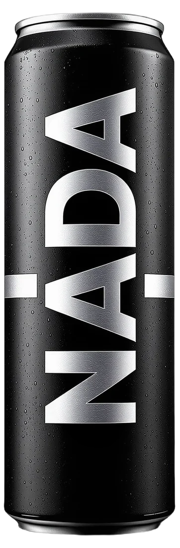 A graphite black NADA can